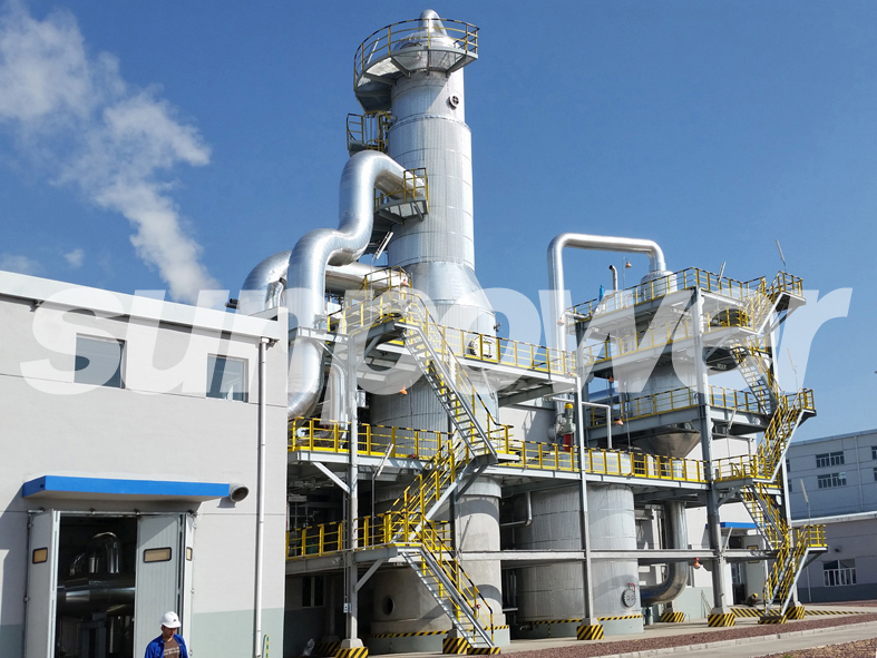 神华陕西甲醇下游浓盐水蒸发项目开车成功