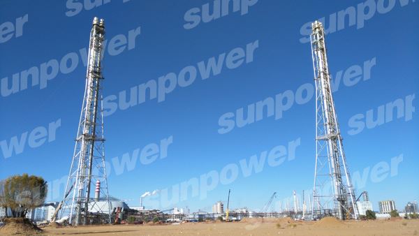 由千亿球友会高科EPC总承包的中国最大煤化工火炬顺利中交