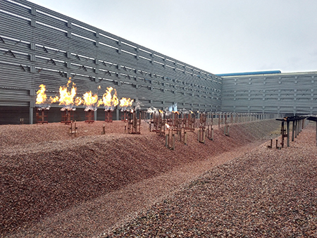 （富德）常州100万吨/年甲醇制烯烃、制50万吨/年苯乙烯项目开放式地面火炬