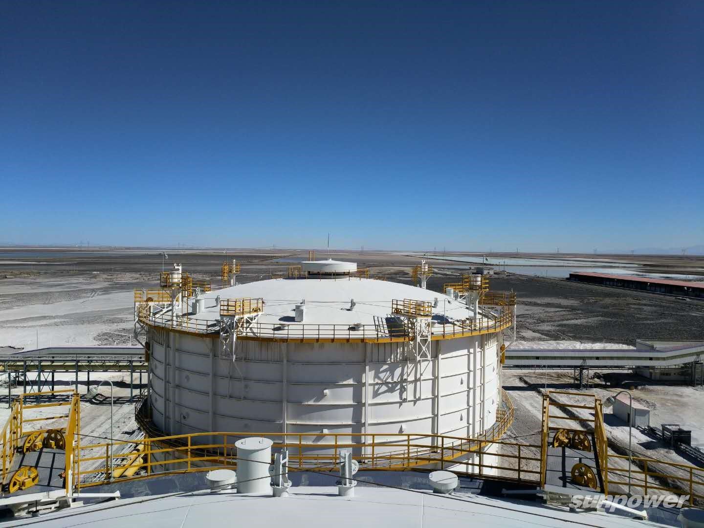 千亿球友会高科承建的青海盐湖镁业有限公司金属镁一体化项目两台20000m3电石炉干式气柜项目顺利中交