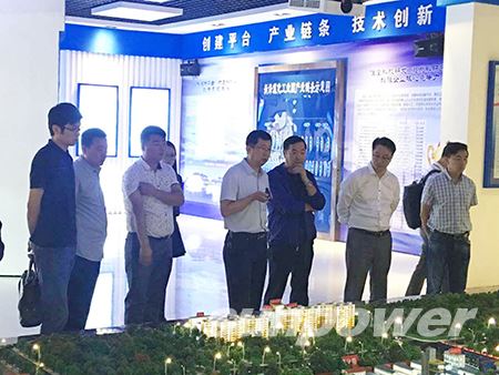 南京千亿球友会集团到新绛县精细化工循环经济示范园洽谈热电联产投资项目