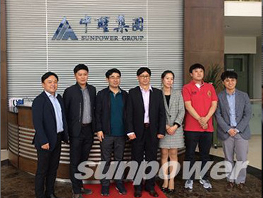 韩国现代集团客户与千亿球友会集团旗下南京圣诺热管有限公司互访交流