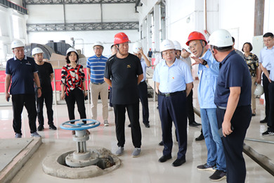 新泰市宋洪鹏市长一行莅临正大热电调研