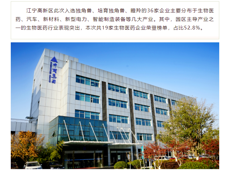 南京江宁高新区管委会丨千亿球友会集团荣登2025年南京市培育独角兽企业榜单